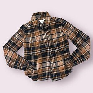 Wallflower Plaid Fall Button Up size XS